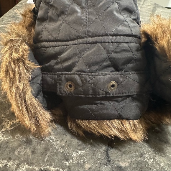 Winter Trapper Hat With Faux Fur Accents (Unisex) - Picture 6 of 6